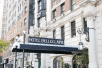 Hotel entrance, Hotel Belleclaire, New York, NY. 