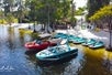 Charter boats and jet skis at Buena Vista Watersports