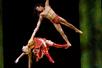 Forest aerial duet at KA by Cirque Du Soleil in Las Vegas.