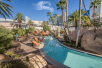 Outdoor pool at MGM Grand Hotel & Casino, Las Vegas, NV.
