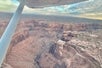 One of the deep canyons on the Moab's Best Arches National Park Airplane Tour in Moab Utah, USA.