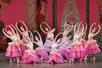 Ballerina's on stage during a performance of New York City Ballet's The Nutcracker.