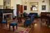 Living Room at the Oak Alley Plantation on a Cajun Pride Swamp Tour in New Orleans, Louisiana.