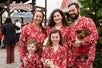 Family in pajamas ready to see the Pancakes & PJs show on the Showboat Branson Belle.
