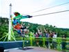 The definition of "thrill" at Parakeet Pete's Waterfront Zipline
