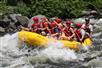 There is a professional guide in each raft on the Upper Pigeon River, - Pigeon River Rafting with NOC in Hartford, Tennessee making this a great experience for kids 8 years old or 70 pounds. Perfect for first-timers and adventure seekers alike!