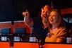 A man wearing a pirate hat with a woman in awe of Pirates Dinner Adventure Orlando Show.