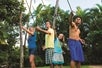 Tahitian Spear Throwing - Polynesian Cultural Center in Laie, Oahu, Hawaii