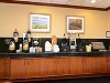 Breakfast area at Quality Inn & Suites Biltmore East, NC. 