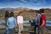 The group looking at the landscape on the Red Rock Canyon Tour - Pink Jeep Tours in Las Vegas, Nevada