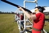 Guests shoot clays during the 1 Hour Clay Shooting attraction with Revolution Adventures