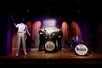 A tribute display of the Ed Sullivan Show with The Beatles.