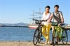 Couple renting Unlimited Biking Bikes