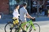 Couple strolling San Diego with Unlimited Biking Bikes