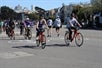 Unlimited Biking group of renters strolling San Diego