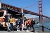 Group stopped at Golden Gate Bridge - San Francisco City Tour
