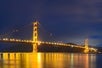 Golden Gate Bridge at night 