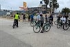 Unlimited Biking renter with their tour guide in Santa Monica
