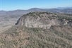 Views of the iconic Looking Glass Rock from the helicopter - Scenic Helicopter Tours in Asheville, NC