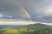 Rainbow over the mountains of Western North Carolina.