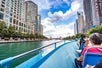 The view from the Shoreline Architecture Cruise on the Chicago River