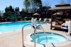 Outdoor pool at SenS Suites Livermore; SureStay Collection by Best Western.