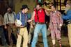 Wash Gibbs and some of his gang on stage at Shepherd of the Hills Outdoor Drama in Branson, Missouri.