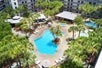 Outdoor pool and hot tub at Staybridge Suites Orlando Royale Parc Suites.