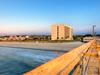 View of the Surfside Beach Resort from the pier.
