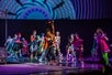 Rock’n Roll Run scene at The Beatles LOVE Cirque Du Soleil show in Las Vegas, Nevada.