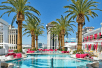 Outdoor pool at The Cromwell Hotel & Casino, Las Vegas, NV. 