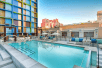 Outdoor pool at The LINQ Hotel and Casino, Las Vegas, NV.