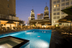 Outdoor pool at The Roosevelt New Orleans a Waldorf Astoria Hotel, LA.