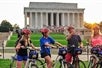 Family  enjoying the Washington Monuments with Bike tour