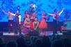 Tis The Season cast singing live on the Grand Majestic Theater stage in Pigeon Forge, Tennessee.