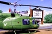 Restored Huey sits next to the Veterans Memorial Museum in Branson MO