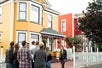 A tour of Little Italy with colorful homes on the streets
