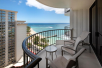 Balcony at Waikiki Beach Marriott Resort and Spa.