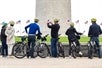 Unlimited Biking renters stopping at the Washington Monuments