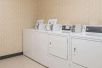 Guest laundry facilities with washers and dryers.