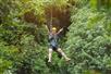 Guests ages four and older can enjoy zipping through the eight ziplines at The Adventure Park