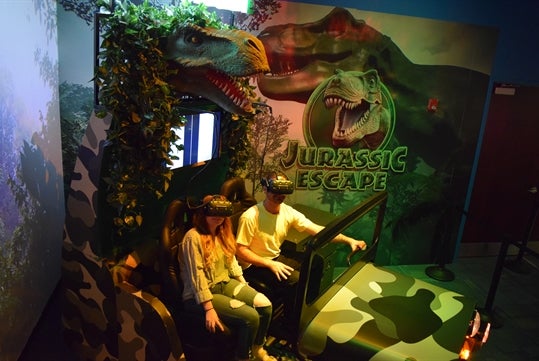 Jurassic Escape VR Experience. 