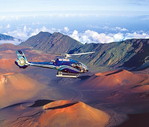 Touring Haleakala, the world's largest dormant volcano -- the entire island of Manhattan can fit into its crater! -- aboard a Blue Hawaiian Eco-Star.