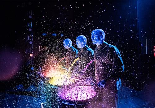 Blue Man Group at the Luxor Resort and Casino in Las Vegas, NV
