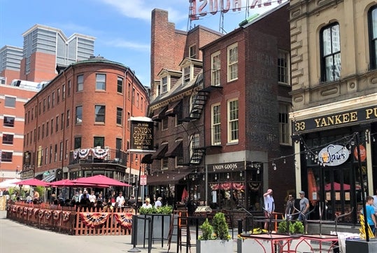 Some restaurants seen on The Freedom Trail & North End North End Walking Tour in Boston Massachusetts.