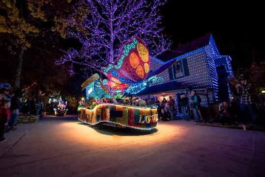 Smoky Mountain Christmas at Dollywood in Pigeon Forge, Tennessee