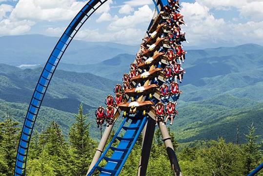 Wild Eagle at Dollywood in Pigeon Forge, Tennessee