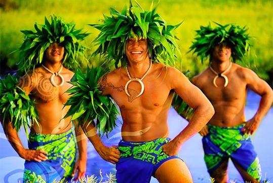 Tahitian Kane - Haleo Luau on the Big Island, Hawaii