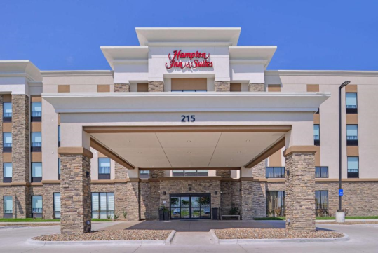 Main entrance of the hotel.