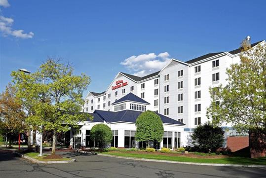 A welcoming hotel exterior.